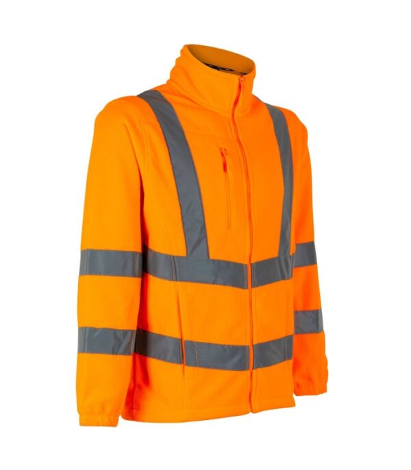Micropolar Hi-Vis Clase 3 Manga Larga Hombre Naranjo