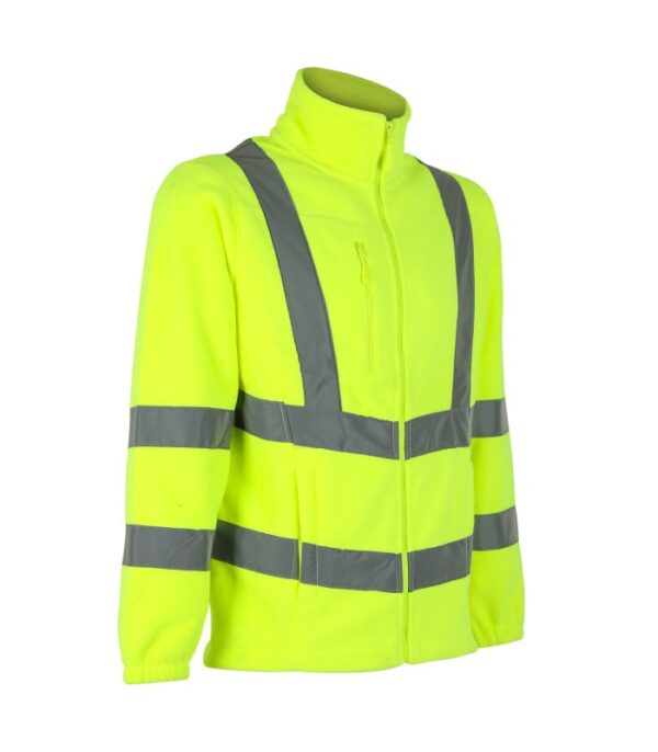 Micropolar Hi-Vis Clase 3 Manga Larga Hombre Amarillo