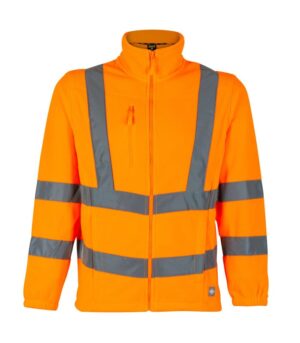 Micropolar Hi-Vis Clase 3 Manga Larga Hombre Naranjo