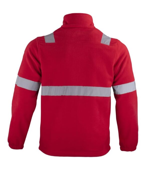 Micropolar Con Cinta Reflectiva Hombre Rojo