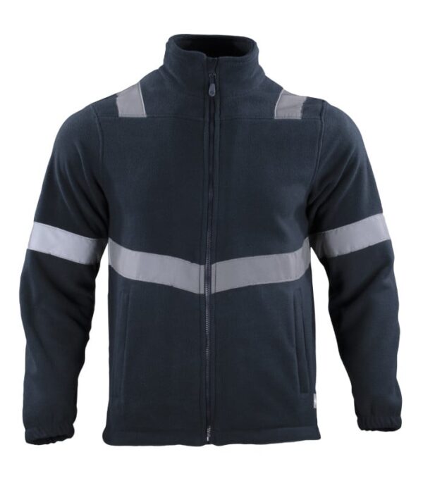 Micropolar Con Cinta Reflectiva Hombre Azul Marino