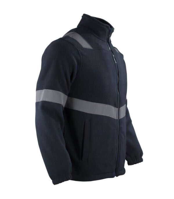 Micropolar Con Cinta Reflectiva Hombre Azul Marino