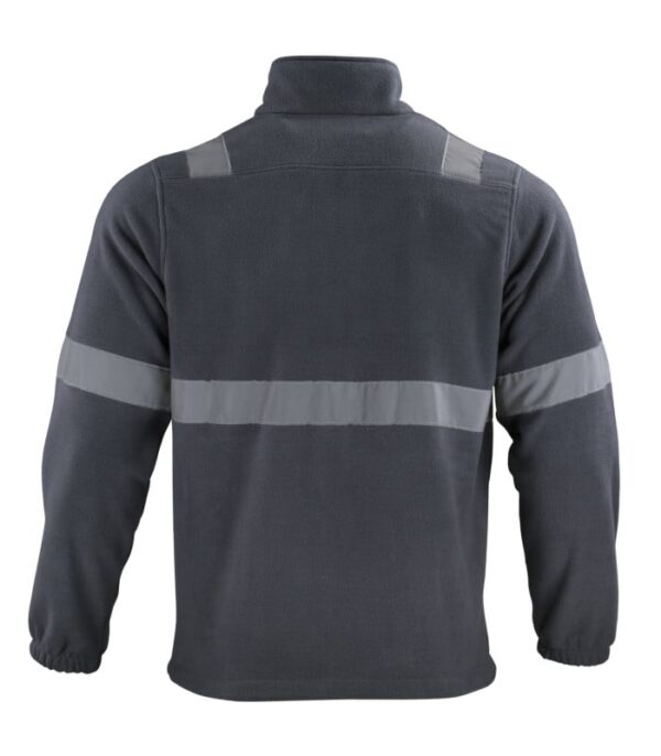 Micropolar Con Cinta Reflectiva Hombre Gris Oscuro