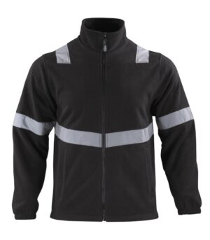 Micropolar Con Cinta Reflectiva Hombre Negro