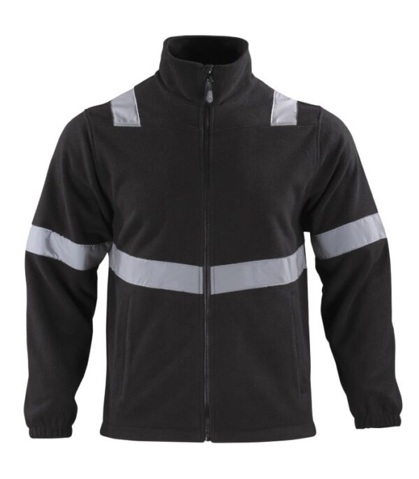 Micropolar Con Cinta Reflectiva Hombre Negro