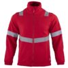 Micropolar Con Cinta Reflectiva Hombre Rojo