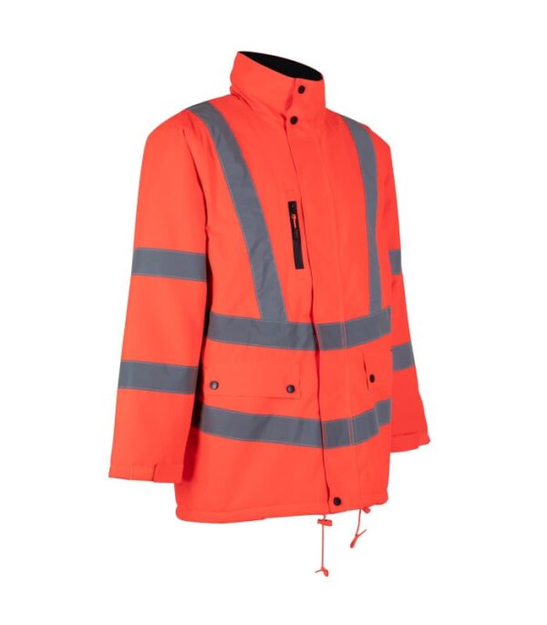 Parka Térmica Hi-Vis Clase 3 Manga Largo Hombre Rojo Minero