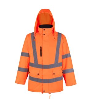 Parka Térmica Hi-Vis Clase 3 Manga Largo Hombre Naranjo