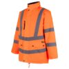 Parka Térmica Hi-Vis Clase 3 Manga Largo Hombre Naranjo
