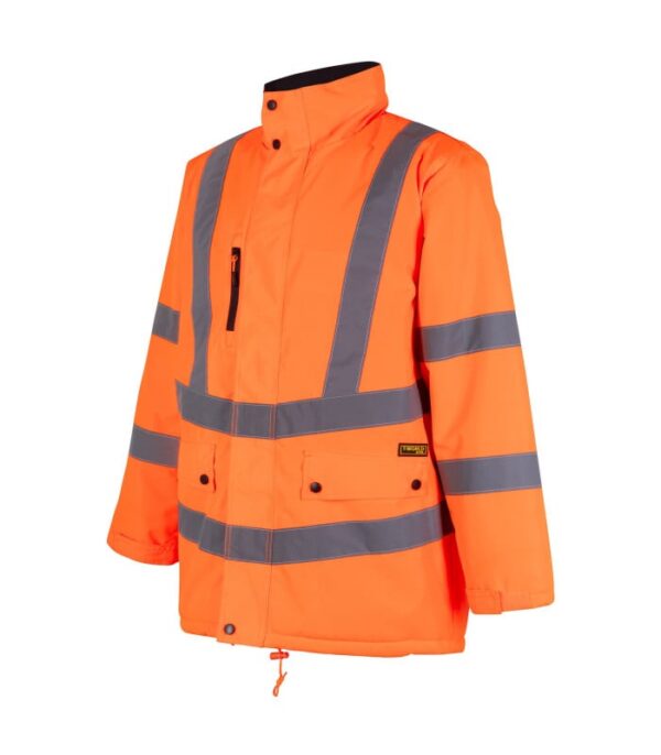 Parka Térmica Hi-Vis Clase 3 Manga Largo Hombre Naranjo