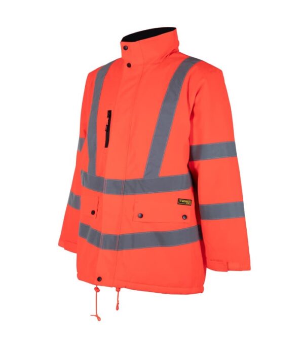 Parka Térmica Hi-Vis Clase 3 Manga Largo Hombre Rojo Minero