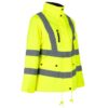 Parka Térmica Hi-Vis Clase 3 Manga Larga Mujer Amarilla