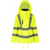 Parka Térmica Hi-Vis Clase 3 Manga Larga Mujer Amarilla