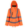 Parka Térmica Hi-Vis Clase 3 Manga Larga Mujer Naranjo