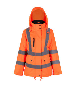 Parka Térmica Hi-Vis Clase 3 Manga Larga Mujer Naranjo