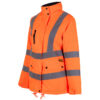 Parka Térmica Hi-Vis Clase 3 Manga Larga Mujer Naranjo