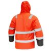 Parka Térmica Hi-Vis Clase 2 Hombre Naranjo/Gris Oscuro