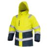 Parka Térmica Hi-Vis Clase 2 Hombre Amarillo/Azul Marino