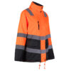 Parka Térmica Hi-Vis Clase 2 Mujer Naranjo/Gris Oscuro