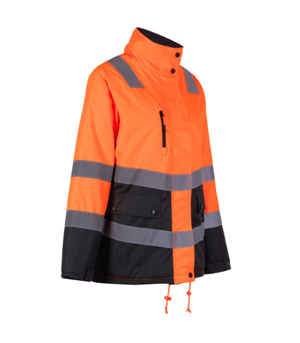 Parka Térmica Hi-Vis Clase 2 Mujer Naranjo/Gris Oscuro