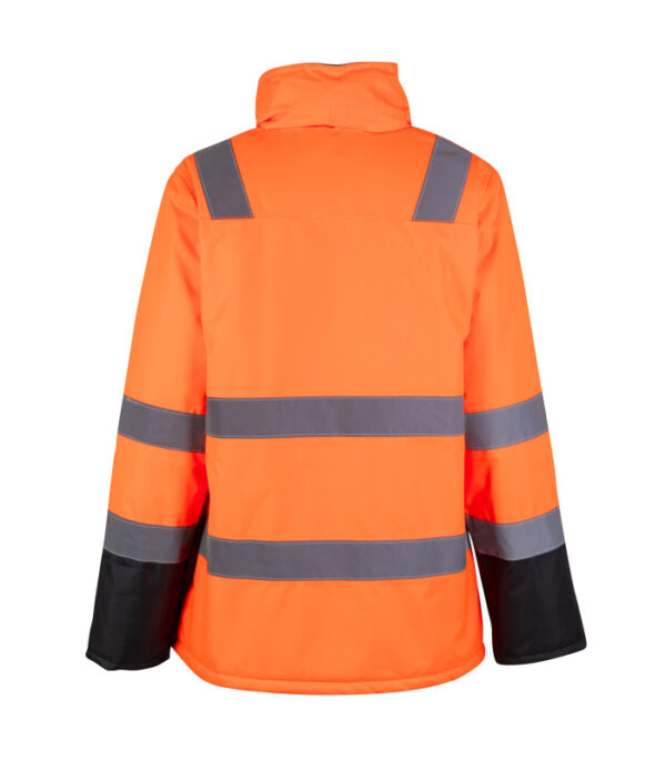 Parka Térmica Hi-Vis Clase 2 Mujer Naranjo/Gris Oscuro