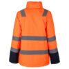 Parka Térmica Hi-Vis Clase 2 Mujer Naranjo/Azul Marino