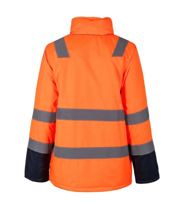 Parka Térmica Hi-Vis Clase 2 Mujer Naranjo/Azul Marino