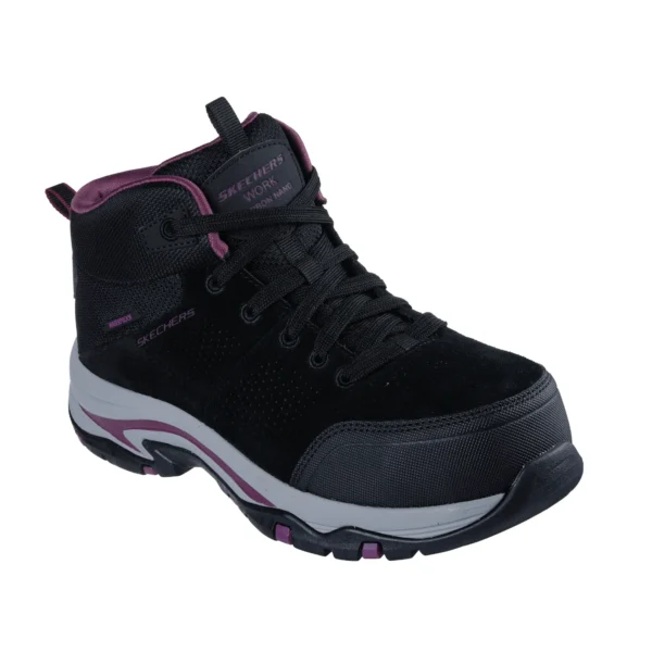 Skechers Botín Mujer Seguridad Trego Negro
