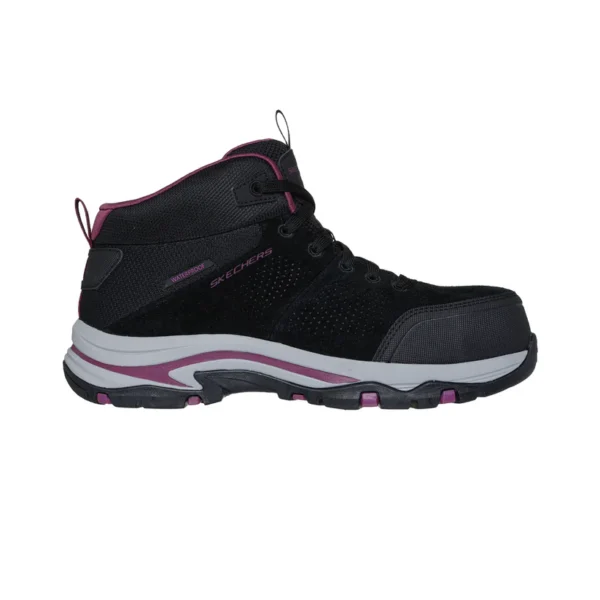 Skechers Botín Mujer Seguridad Trego Negro